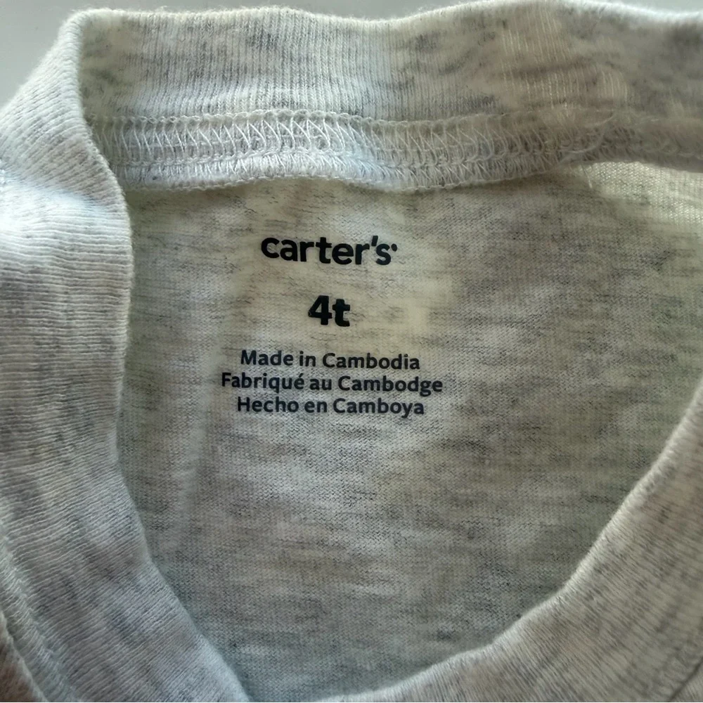Carter's Gray and Mustard Monster Set